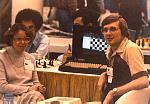 Kathe and Dan Spracklen at the 9th ACM North American Computer Chess Championship, Washington, DC