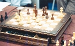 Mephisto X computer chess board at the 20th ACM North American Computer Chess Championship in Reno, Nevada