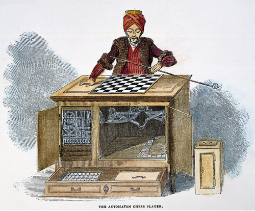 Engraving of The Turk