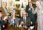 Chess legends meet at the Manhattan Chess Club