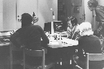 Rubin and Slate at 1st World Computer Chess Championship in Stockholm