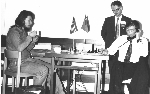 CHAOS vs Kaissa at the 1st World Computer Chess Championship in Stockholm