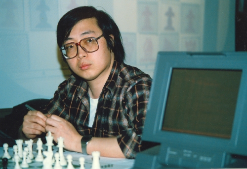 Feng-Hsiung Hsu, Deep Thought co-developer, at the 1989 World Computer Chess Championships in Edmonton, Alberta