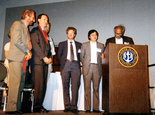 Deep Blue Team receiving Fredkin prize