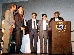 Deep Blue Team receiving Fredkin prize