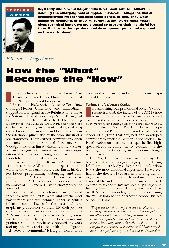 How the What Becomes the How