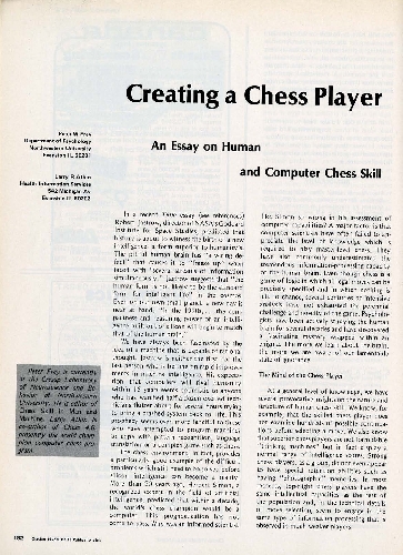 Creating A Chess Player