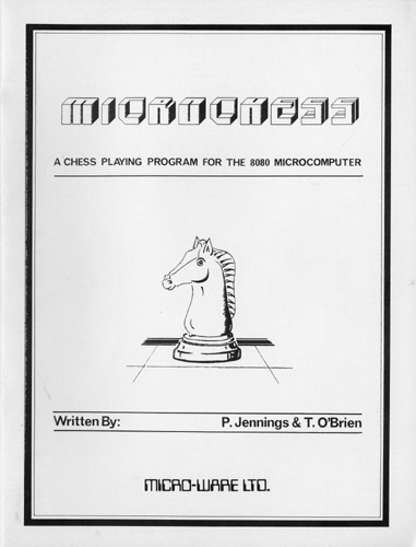 Microchess: A Chess playing program for the 8080 Microcomputer