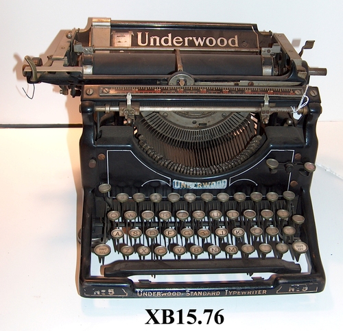 Underwood Standard Typewriter No. 5 | XB15.76 | Computer History 