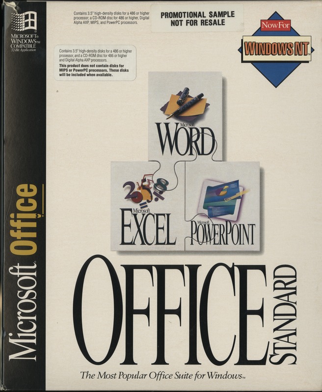 Microsoft Office Standard | 102690726 | Computer History Museum