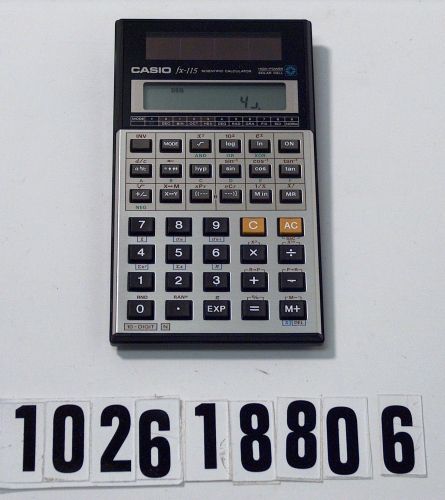 fx-115 Scientific Calculator | 102618806 | History Museum